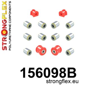 Strongflex Zadnje vzmetenje puša komplet AWD za DACIA DUSTER / RENAULT Arkana