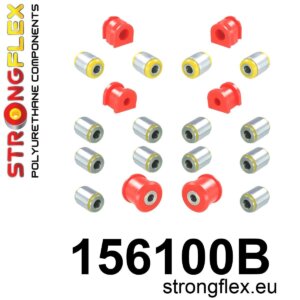 Strongflex Komplet poliuretanski puš vzmetenja AWD za DACIA DUSTER
