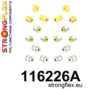 Strongflex Komplet puš zadnjega vzmetenja SPORT za MERCEDES-BENZ C-CLASS 202 / MERCEDES-BENZ E-CLASS 210