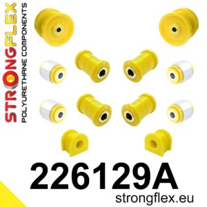 Strongflex Komplet puš zadnjega vzmetenja SPORT za AUDI A3 8L / AUDI TT 8N