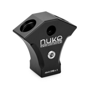 Nuke Performance Y-Block adapter priključek AN-8 ORB (3x)