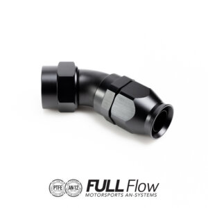 Nuke Performance PTFE zaključek cevi Full Flow 45 stopinj AN-12