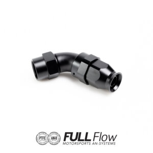 Nuke Performance PTFE zaključek cevi Full Flow 60 stopinj AN-8