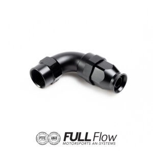 Nuke Performance PTFE zaključek cevi Full Flow 90 stopinj AN-8