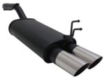 Športni izpuh Novus za Ford Fiesta MK6 JH / JD 2x76mm MS-Design
