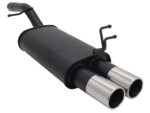 Športni izpuh Novus za Ford Fiesta MK6 JH / JD 2x76mm