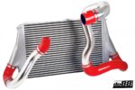 do88 komplet intercoolerja in cevi za SAAB 9-3 2.8T V6 06-11, rdeče cevi