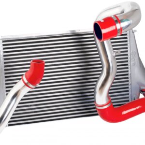 do88 komplet intercoolerja in cevi za SAAB 9-3 2.8T V6 06-11, rdeče cevi