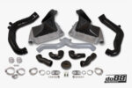 do88 komplet intercoolerja in Y-pipe z dovodi za Porsche 911 Turbo 997.2, srebrna cev