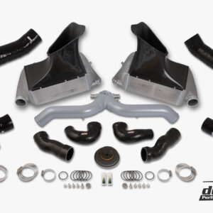 do88 komplet intercoolerja in Y-pipe z dovodi za Porsche 911 Turbo 997.2, srebrna cev