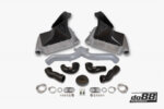 do88 komplet intercoolerja in Y-pipe za Porsche 911 Turbo 997.2, srebrna cev