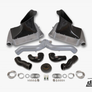 do88 komplet intercoolerja in Y-pipe za Porsche 911 Turbo 997.2, srebrna cev