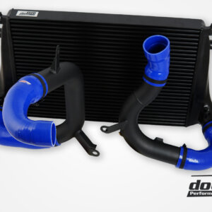 do88 komplet intercoolerja in cevi za VAG 2.0 TSI EA888 Gen4 (A3/S3, Golf MK8, Leon MK4), modre cevi