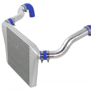 do88 komplet intercoolerja in cevi za Volvo 740/760/780/940/960 Turbo 81-98, rdece cevi, 76mm loputa
