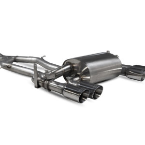 Scorpion Cat-back izpušni sistem brez resonatorja z elektronskimi ventili za BMW M3 F80 / BMW M4 F82 / BMW M4 F83