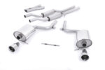 Milltek Cat-back izpušni sistem za AUDI A4 B6 / AUDI S4 B6