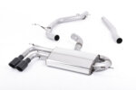 Milltek GPF-back izpušni sistem za AUDI A3 / VW GOLF 5K / VOLKSWAGEN SCIROCCO