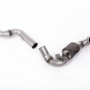 Milltek Downpipe velikega premera in visokopretočni športni katalizator za MERCEDES-BENZ A-Class / MERCEDES-BENZ A-Class W177 / MERCEDES-BENZ CLA-Class
