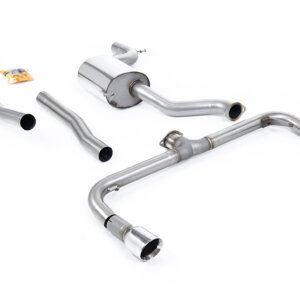 Milltek Turbo-back brez visokopretočnega športnega katalizatorja za VW GOLF 5K
