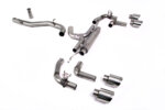 Milltek GPF-back izpušni sistem za VW GOLF MK8 / VW GOLF MK8.5