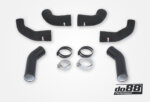 Komplet cevi za intercooler Porsche 911 Turbo / Carrera 992, do88 IC, crne cevi