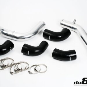 do88 komplet tlačnih cevi za Volvo 740/940 Turbo 3" loputa, črne cevi