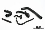 do88 silikonske hladilne cevi za SAAB 9000 Turbo 94-98, crne cevi