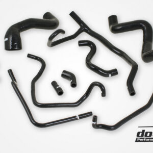 do88 silikonske hladilne cevi za Porsche 968, crne cevi