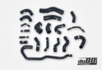 do88 silikonske hladilne cevi za Audi RS6 C5 2002-2004, črne cevi
