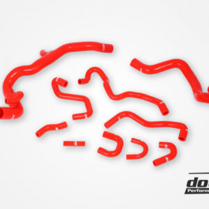 do88 silikonske hladilne cevi za Volvo S60/V60/V70/XC70/S80 T4/T5 07-16, rdeče cevi
