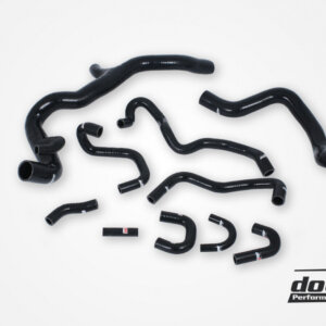 do88 silikonske hladilne cevi za Volvo S60/V60/V70/XC70/S80 T4/T5 07-16, črne cevi