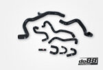 do88 silikonske hladilne cevi za Volvo V70/S80 2.5T AFV 2008-15, crne cevi
