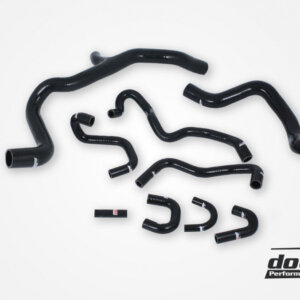 do88 silikonske hladilne cevi za Volvo V70/S80 2.5T AFV 2008-15, crne cevi