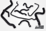 do88 silikonske hladilne cevi za SAAB 9-5 2.0T Turbo4 2010-2011, crne cevi