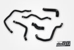do88 silikonske hladilne cevi za BMW E46 320/323/325/328/330, crne cevi