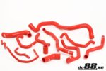 do88 silikonske hladilne cevi za Audi S3/TT, SEAT Leon Cupra R 1.8T, rdece cevi
