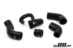 do88 tlačne cevi za Volvo 850/S70/V70 Turbo 1994-1998, črne cevi