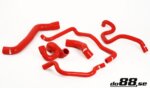 do88 silikonske hladilne cevi za Opel Calibra Vectra A Turbo C20LET, rdece cevi
