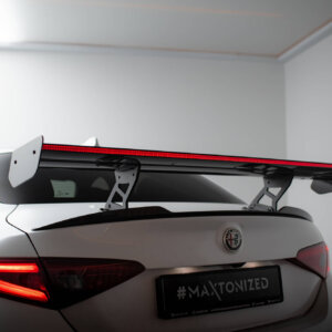 [Carbon] Maxton ogljikov spojler + LED za Alfa Romeo Giulia Quadrifoglio