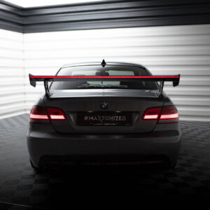 [Carbon] Maxton Carbon Spoiler With External Brackets Uprights + LED za BMW 3 / M3 Coupe E92
