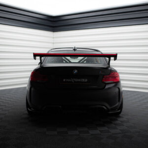 [Carbon] Maxton Carbon Spoiler With External Brackets Uprights + LED za BMW M2 F87 / 2 / 2 M-Pack F22