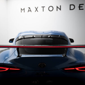[Carbon] Maxton Carbon Spoiler With External Brackets Uprights + LED za Toyota Supra Mk5