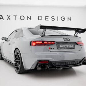 [Carbon] Maxton Carbon Spoiler With External Brackets Uprights V.2 za Audi A5 / A5 S-Line / S5 / RS5 Coupe F5 / F5 Facelift