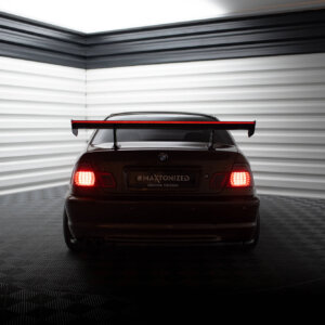 [Carbon] Maxton Carbon Spoiler With Internal Brackets Uprights + LED za BMW 3 Coupe E46