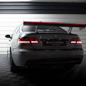 [Carbon] Maxton Carbon Spoiler With Internal Brackets Uprights + LED za BMW 3 / M3 Coupe E92
