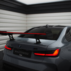 [Carbon] Maxton Carbon Spoiler With Internal Brackets Uprights + LED za BMW M3 G80 / M340i G20 / 3 M-Pack G20 / 3 Standard G20