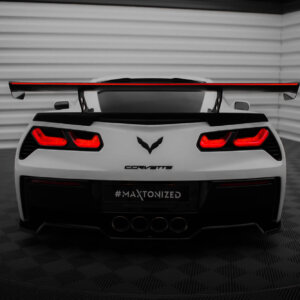 [Carbon] Maxton Carbon Spoiler With Internal Brackets Uprights + LED za Chevrolet Corvette Stingray / Grand Sport C7
