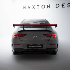 [Carbon] Maxton Carbon Spoiler With Internal Brackets Uprights + LED za Mercedes-Benz CLA Coupe C118 / C118 Facelift