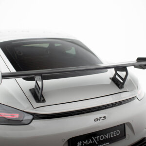 [Carbon] Maxton karbon spojler z notranjimi nosilci V.2 za Porsche 718 Cayman 982c