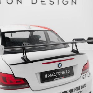 [Carbon] Maxton karbon spojler z zgornjim swan montažnim sistemom za BMW 1 M E82
